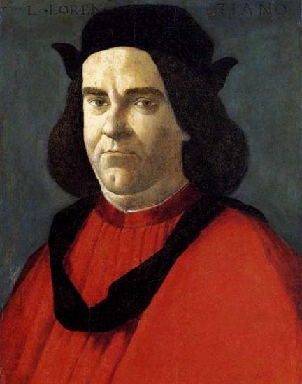 BOTTICELLI, Sandro Portrait of Lorenzo di Ser Piero Lorenzi
